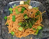 A picture of step 7 of Sesame Peanut noodles, spicy.