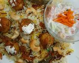 A picture of step 8 of Shahi kofta Biryani 😊.
