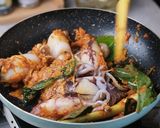 Foto langkah ke 4 dari resep Gulai cumi bunting padang.