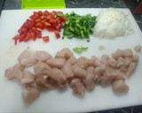 Foto del paso 1 de la receta: Wrap de pollo con verduras