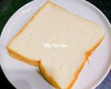 Hình bước làm 1 của món Bánh mì sandwich trứng ốp la