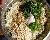 A picture of step 2 of Lauki soyabean Kofte.