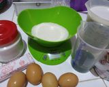 Foto langkah ke 1 dari resep Lapis India pandan.