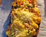 Sonkás, kukoricás, hagymás grillezett melegszendvics (vegán) recept fázis 5 fotója