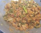 A picture of step 4 of Bitter gourd Potatoes Bhaji.