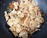 A picture of step 6 of Egg Kothu Parotta.