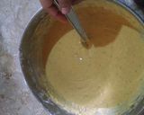 A picture of step 3 of Kadhi pakora (mother in law recipie).