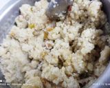 A picture of step 4 of Samak rice Halwa.