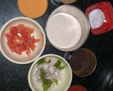 A picture of step 1 of Masala umpa.
