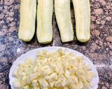 Foto del paso 4 de la receta Calabacín relleno de queso ricotta