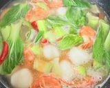 Gambar langkah 3 resipi 👩‍🍳Sup Pak Choy Simple.
