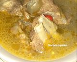 Foto langkah ke 6 dari resep Sup kuah asam manis Iga kambing (Bima : Saronco Peke).