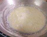 A picture of step 2 of Milk Cake with Alum Powder.