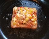 A picture of step 5 of Paneer Chilli Toast.