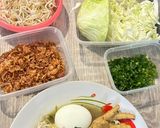 Foto langkah ke 6 dari resep Soto Ayam / Soto ceker / soto ayam kuah bening.