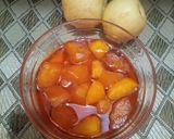 A picture of step 7 of Apple murabba.