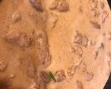 A picture of step 5 of Bicol Express.