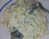 Foto del paso 4 de la receta: Spaghetti con pollo y champiñones