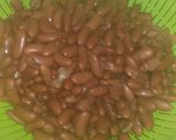 A picture of step 1 of Rajma.