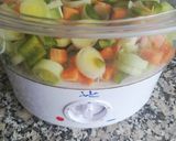 Foto del paso 2 de la receta Quinoa con verduras al vapor