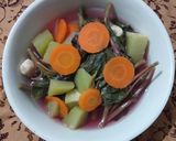 Foto langkah ke 3 dari resep 237) Bening Bayam Merah.