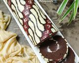 Foto langkah ke 12 dari resep Brownies Kukus Gulung Batik (615).