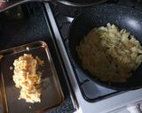 A picture of step 1 of Egg fried Vegetable Rice.