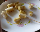 A picture of step 1 of Fruits chocolate / all children are happy.