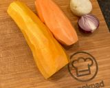 Sütőtökös batátás fasírt recept fázis 1 fotója