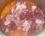 A picture of step 2 of Mutton korma.