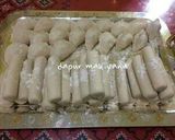 Foto langkah ke 4 dari resep Pempek Dos Lenjer dan Kapal Selam (Telur Puyuh).