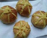 Foto langkah ke 8 dari resep Korean Garlic Cheese Bread with cheese bechamel.