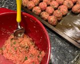 A picture of step 6 of Meatballs.