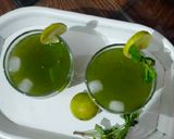 A picture of step 3 of Mint Sharbat.