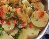 A picture of step 5 of Shakarkandi chaat.