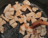 Une image de l'étape 1 de Dinde aux riz, poivrons et carottes au cookeo.