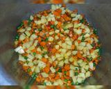 A picture of step 5 of Mix veg zeera rice.