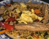 Foto del paso 4 de la receta: Wok de cerdo, verduras, soja