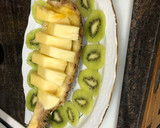 Foto del paso 3 de la receta: Piña con jamón y kiwi