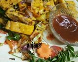 A picture of step 11 of Baked bread pakoda with veggies tadka.