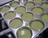 Foto langkah ke 6 dari resep Kue Cubit Green Tea(Matcha) empuk+Foto ^.^.