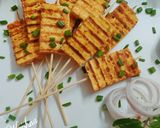 A picture of step 5 of Grilled Garlic Paneer.