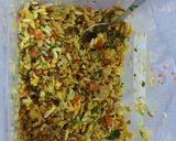 A picture of step 4 of Sprouted Bhel.