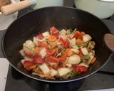 Foto del paso 4 de la receta Estofado de ternera con garbanzos y patatas fritas