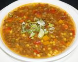 A picture of step 4 of Vegan Garden Lentil Soup.