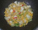 Foto langkah ke 7 dari resep Oseng sawi putih + jagung ala Bundis.