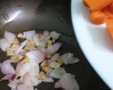A picture of step 2 of Carrot Ginger Soup With Croutons.