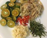 Hình bước làm 2 của món Chân gà ngâm xả quất trên đất Hàn 😋
