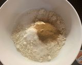 A picture of step 2 of Caribbean spiced pancakes with pineapple.