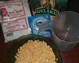 Foto langkah ke 1 dari resep Bubur jagung manis.